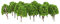 sharprepublic 20x Alberi del Modello del Treno Scala N Scenery Accessori per La Casa