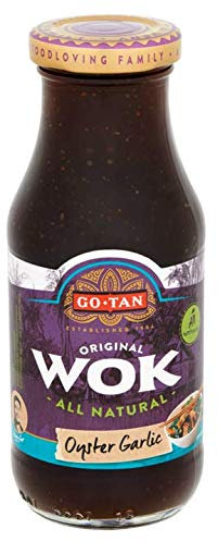 Sauce Huîtres Ail | Go-Tan | Original Wok Tout Naturel Huître Huître 240ml | Poids total 240 grammes