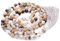 Fukugems Tibetische Mala 108 Perlen Halskette für Damen Herren Mala Stein Armband Buddhistische Meditation Halskette, 38 inch, Edelstein, Quarz