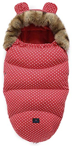 Gorger Fußsäcke für Kinderwagen Universal Winter Warm Wasserdicht Winddicht Waschbar Baby Schlafsäcke für Kinderwagen, Autositz, Sportwagen, Buggy, Babyschale (3)