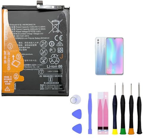 Aousavo HB396286ECW Battery Compatible with Huawei P Smart 2019 / Honor 10 Lite/Honor 20 Lite with Kit