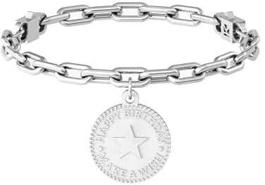 KIDULT Bracelet Coin Happy Birthday 731954 Steel Special Moments Collection