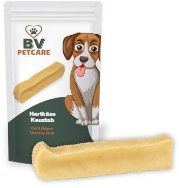 BV Petcare | Kaustab aus Hartkäse für Hunde I Kaumuskel Training & Zahnpflege I Natürlicher Käse (XS)
