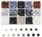 nbeads Über 600 Stück Natürliche Edelsteinperlen Kit, 6 mm 8 mm Natürliche Edelsteinperlen Lose Runde Steinperlen Mit Strass Rondelle Spacer Perlen Für DIY Armband Halsketten Schmuckherstellung
