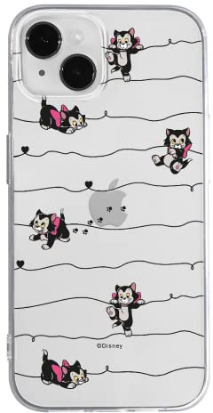 ERT GROUP mobile phone case for Apple Iphone 14 original and officially Licensed Disney pattern Cat Figaro 001 optimally adapted to the shape of the mobile phone, partially transparent