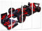 Cuadros Camara Formula 1, Red Bull RB15, Red Bull F1 2019, Pierre Gasly, MAX Verstappen, 131 x 62 cm, Ref. 27293