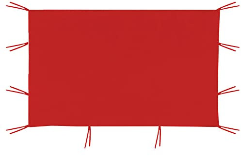 Maxant Seitenteile für Pavillon, Seitenwände, 2 m x 3 m, Pavillon, austauschbare Seitenwände, wasserdicht, für Outdoor-Pavillon (rot)