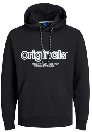 JACK & JONES Herren Hoodie Kapuzenpullover JORLAKEWOOD- Relaxed Fit S M L XL XXL