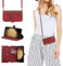 ZCDAYE Hülle für Samsung Galaxy S23 Ultra mit Band Handykette, Leder Samsung S23 Ultra Handyhülle Handytasche mit Kartenfächern Frauen Brieftasche Klapphülle Tasche Samsung S23 Ultra,Rot