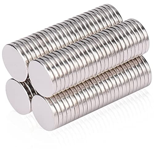 GoldRock 100 Stück Mini Magnete Stark 8 x 1mm,Neodym Magnete Klein,Kleine Magneten,Magnet Rund Set,Mini Magnete zum Basteln,Minimagnet,Magnets für Kühlschrank,Whiteboar Pinnwand,Magnettafel,Tür,Karte