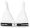 Calvin Klein Triangle-Rp 256 Triangel-BHs Damen, Weiß (Pvh Classic White), M
