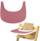 Tovaglietta per seggiolone, resistente, in silicone, pulita e igienica, per accessori per seggiolone Tripp Trapp, adatta per vassoio per seggiolone per Tripp Trapp (rosso)