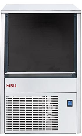 MBH - Macchina per il ghiaccio industriale per l'ospitalità PS22 Produttore di cubetti di ghiaccio tipo proiettile professionale per bar e ristorante - MADE IN SPAIN
