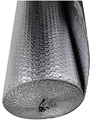 Aislante Térmico Reflexivo Aislamiento de lámina de burbujas Rollo de aislamiento térmico Aislamiento de lámina reflectante de doble burbuja Envoltura de barrera radiante para áticos, ventanas, pared