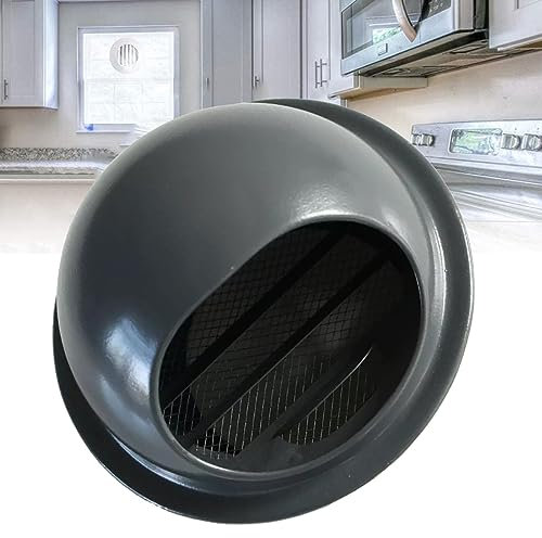 Duchunsheng Lüftungsgitter Edelstahl Garage Gartenhaus Rund Edelstahl Wetterschutzgitter Lüftungsgitter Entlüftungsgitter 100 120 160 180 200 250 300mm, Einfache Installation, Mit Insektenschutz