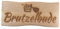 Generisch Sauna Schild Holz Buche Massiv 38 x 17 cm Kelo Deko Holzschild (Brutzelbude)