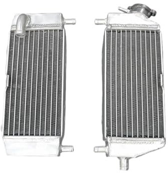 Sinistra + Destra Per Kawa-saki KX125 KX 125 2003-2008 2004 2005 2006 2007 Radiatore in Alluminio