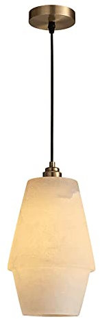 Luz de lujo elegante lámpara colgante de mármol E27 1 lámpara moderna simple decoración de cobre completo colgante luz entrada bar dormitorio techo lámpara colgante lámpara de iluminación interior, l
