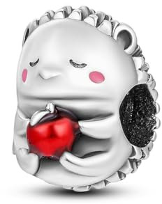 CYMYSS Breloque en Argent Sterling 925 pour Bracelet Perles Charm Bracelet Charms et Perles pour Femme Charms et Breloques pour Femme Pendantes (Hérissons)