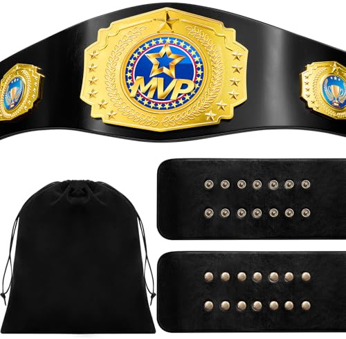 Wiwiqing 130 cm großer Championship-Gürtel für Erwachsene, großer Champion-Trophäengürtel, Leder, Wrestling-Titelgürtel für schwere Auszeichnungen, Sport, Preise und Veranstaltungen, Geschenk