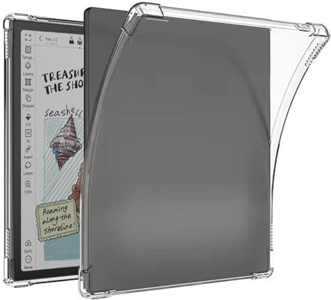KUSINHOKA Funda para Boox Go Color 7 Gen 2, [Anti-Choque] Suave Silicona Carcasa, Anti-arañazos Ultra Fina Carcasa Protectora para Onyx Boox Color 7 Gen II Accesorios, Transparente