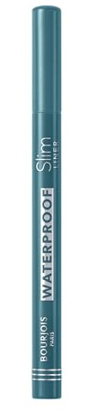 Bourjois Liner Slim Waterproof Eyeliner, hochpigmentiert, ohne Verschmieren, schnell trocknend, 1 ml, Türkis IV