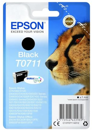 Epson C13T07114012 - INK CARTR DURABRITE ULTRA BLACK - F /D78/DX4000/4050/DX5000/DX6000