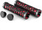 ROCKBROS Bicycle Handlebar Grips Aluminum Alloy Double Lock-on Bike Covers Anti-slip Lightweight Handlebar Grips for MTB Road Bike 4 Colors