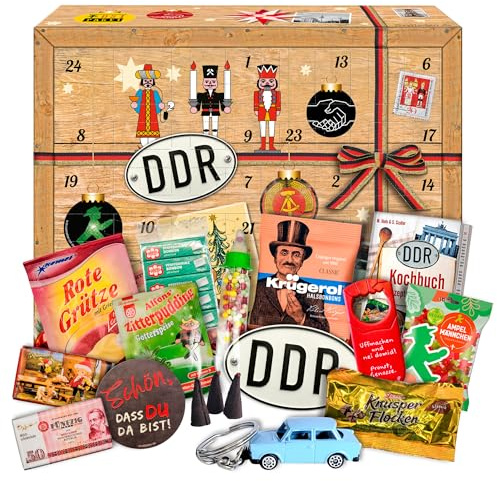 Weihnachtskalender DDR/Ost Spezialitäten/Adventskalender nostalgisch 2025