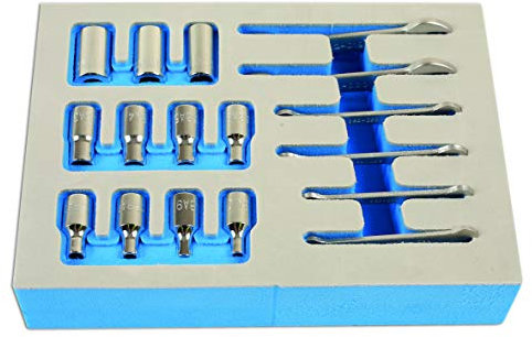 Laser 7132 BA Spanner & Socket Set 1/4D 17pc