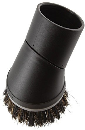 Paxanpax 69-ML-10C, PFC852 Compatible Miele Universal Natural-Bristle Swivel Neck Round Dusting Brush (SSP10), Black