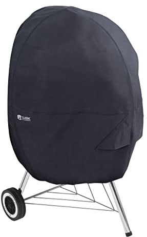 Classic Accessories Patio Kettle Grill Cover - Tough BBQ Cover with Water Resistant Fabric, Large (55-903-040401-EC)