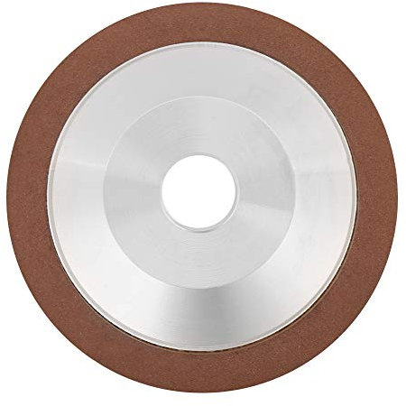 Bowl Shape Diamond Grinding Cup Wheel Diamond Cup Wheel Bench Grinder Diamond Chisel Sharpening Wheel Bowl Shape Abrasive Wheel Grit 180 Cup Grinder Disc for Carbide Metal 100mm