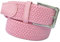 LisaModa Unisex Stretch Flechtgürtel in vielen Farben (Rosa, 110-130)