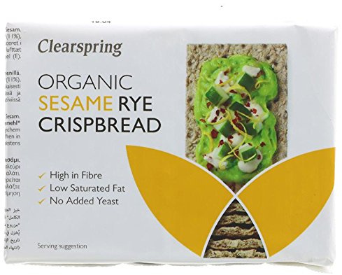 Clearspring Rye Crispbread - Sesame 200g (Pack of 10)