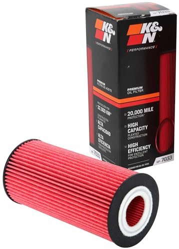 K&N Premium Oil Filter: Designed to Protect your Engine: Compatible with Select MERCEDES BENZ Vehicle Models (See Product Description for Full List of Compatible Vehicles), HP-7033