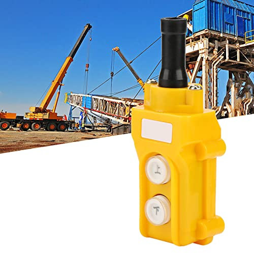 Hebekran-Drucktastenschalter COB-61 Regensichere Kran-Pendelsteuerstation AUF AB Hebekran-Drucktastenschalter, langlebig, bequemer Betrieb