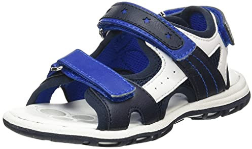 Chicco Sandale avec Pratique Velcro, Confortables, Légères, Flexibles et Transpirantes réglables à Double, Bleu (2), 29 EU