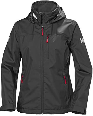 Helly Hansen Damen W CREW HOODED JACKET, Schwarz, M EU