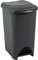 Addis Eco Made from 100 Percent Plastic Family Kitchen Pedal Bin, 519001ADF, Recycled Dark Grey, 40 Litre