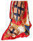 GLORIS Seidenschal Damen 90x90cm Rot Weiß Elegante Seidentuch Haare Seidentuch Damen Halstuch Damen Elegant Satintuch Halstuch Seide Bandana Tuch Kopftücher Damen Ansatz Scarf