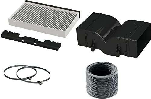 Bosch DIZ2CB1I4 accessories for extractor hoods, Clean Air Standard recirculation set (5-Piece), Made in Germany
