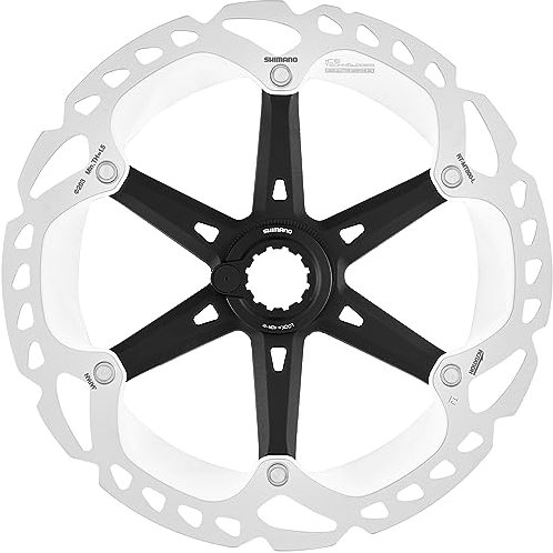 Shimano Unisex – Erwachsene RT-MT800 Bremsscheibe, Silber,Schwarz, 203 mm