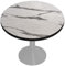 GGMMÖBEL Brasil | Tischplatte | Ø50cm | Weiß Marmor | Holzplatte | Perfekt für klappbare Couchtisch, Küchentisch, Esstisch | ABS Kante | HPL beschichtete | Restaurant, Cafe, Bar