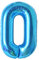 Geburtstag zahlen luftballon 0 jahre | Blau Folienballon XXL -Riesen Folienballon in 40 - 101cm Geburtstagsdeko - Ballon Zahl Deko zum Geburtstag .Fliegt mit Helium