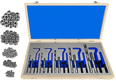 PAULIMOT Gewindereparatur-Set M5 – M12, 130-teilig