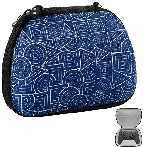 GEEKRIA Reisetasche Kompatibel mit Switch Pro/Razer V2 Pro/Victrix/Luna/Steam Controller Tragetasche Gaming Zubehör Spiel Schutzhülle Aufbewahrungskoffer Hartschalen Tragetasche