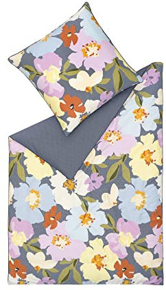 ESPRIT Satin-Bettwäsche-Set mit Blumenmuster