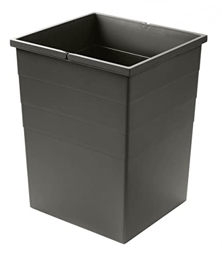 Hailo Inneneimer 55 L | Kunststoff dunkelgrau | mit Doppelhenkel | Cargo-Synchro und Triple XL | 500 x 358 x 385 mm