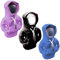 L&ieserram 3 Stück Schalthebel Haube Schaltknauf Mini Hoodie, Pulli Hoody für Auto Schaltknauf Schaltknüppel, Schalthebelhaube Car Gear Shift Cover (Blau + Lila + Schwarz)